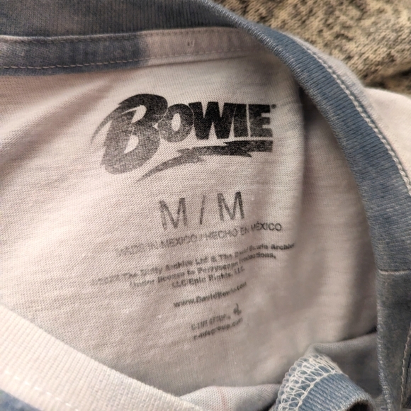 David Bowie Crop Top Tie Dye - Picture 7 of 8